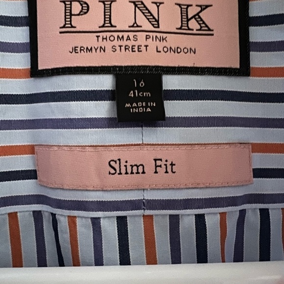 Thomas Pink, Ralph Lauren, Pal Zileri- Dress Shirts: LOT OF 3.​​​​​​​​​​ - Picture 4 of 11